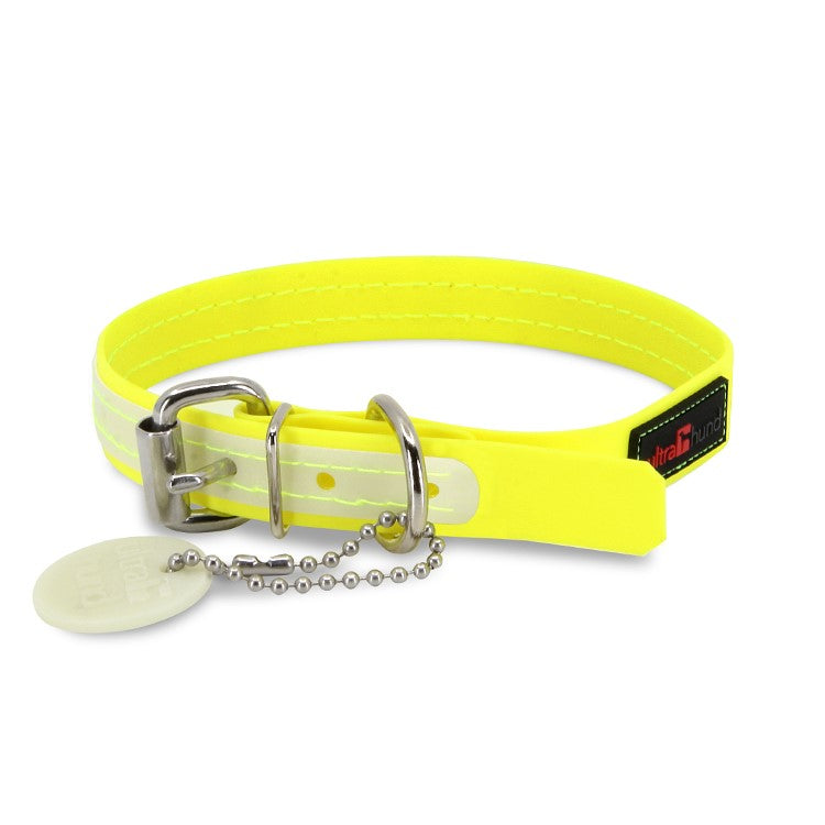 Ultrahund Play Glow Collar 1" Yellow 24 Inches