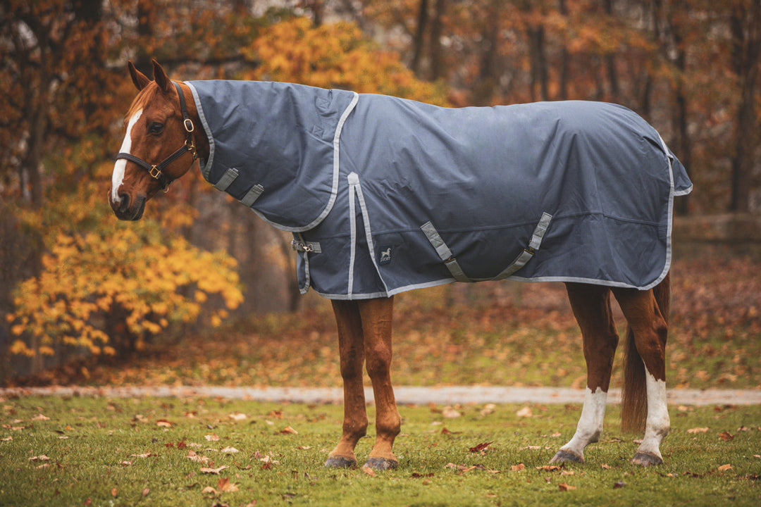 Boreas Ink Blue Turnout Blanket 1200 Denier with 350gm Lining