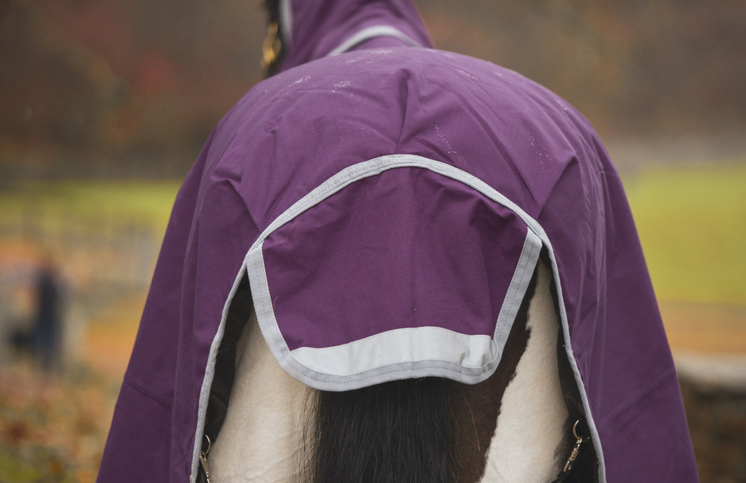 Boreas Purple Turnout Blanket 1200 Denier with 260gm Lining & Reflective Stripes