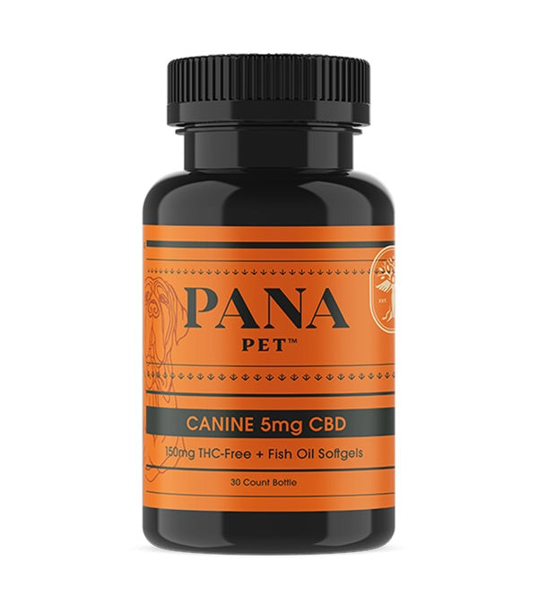 PANA PET™ Canine CBD + Fish Oil Softgels