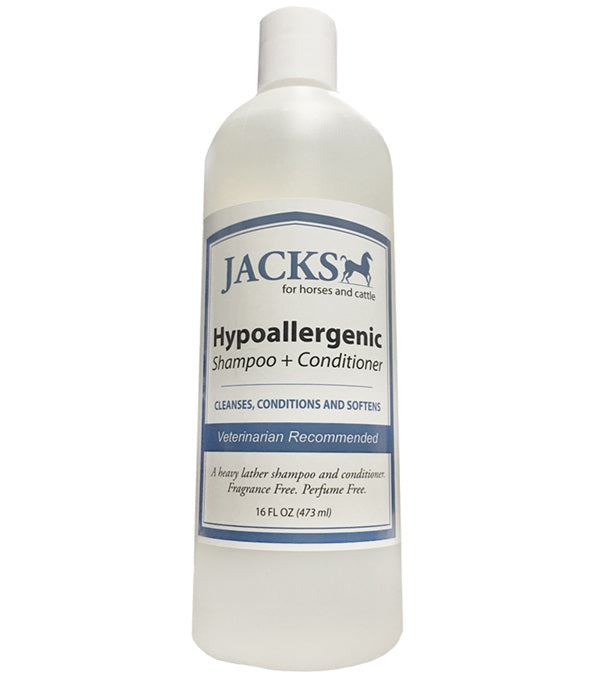 Jacks Hypoallergenic 2-in-l Shampoo & Conditioner 16 oz.